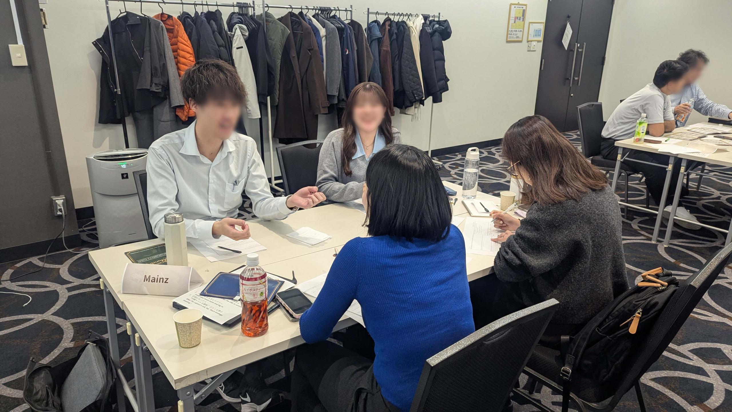 The final reflection session was filled with smiles and active discussion.